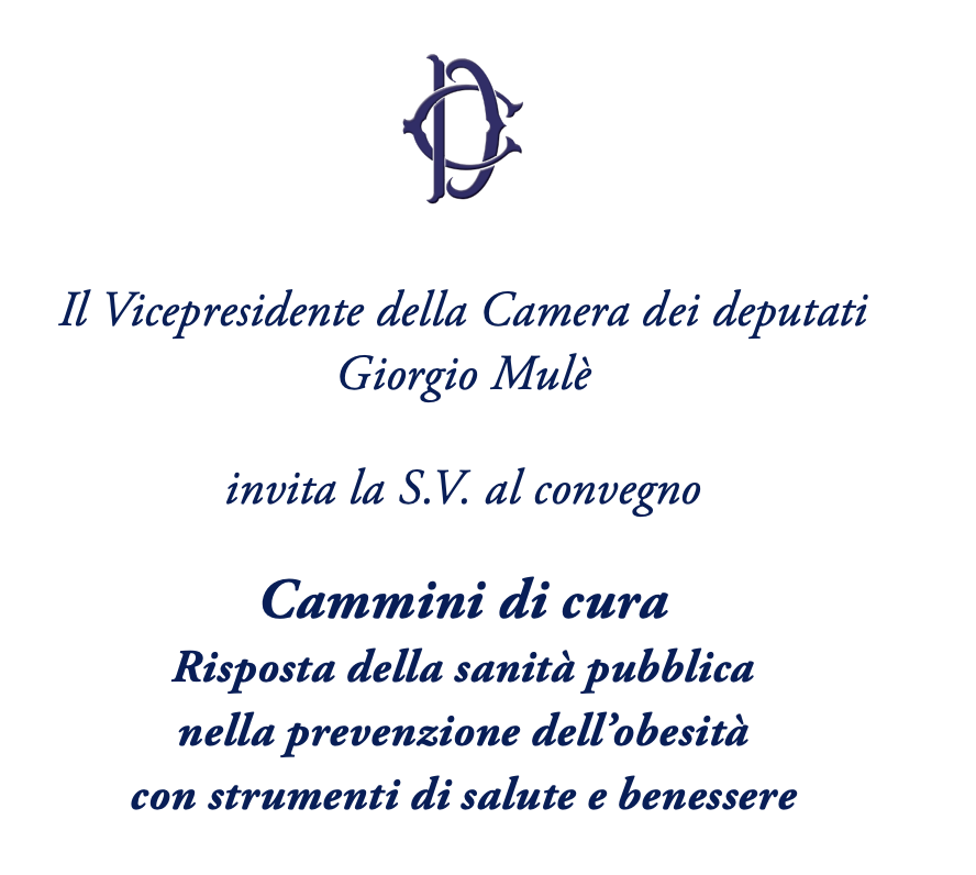 ​Cammini di cura - Risposta della sanità pubblica nella prevenzione dell'obesità con strumenti di salute e benessere